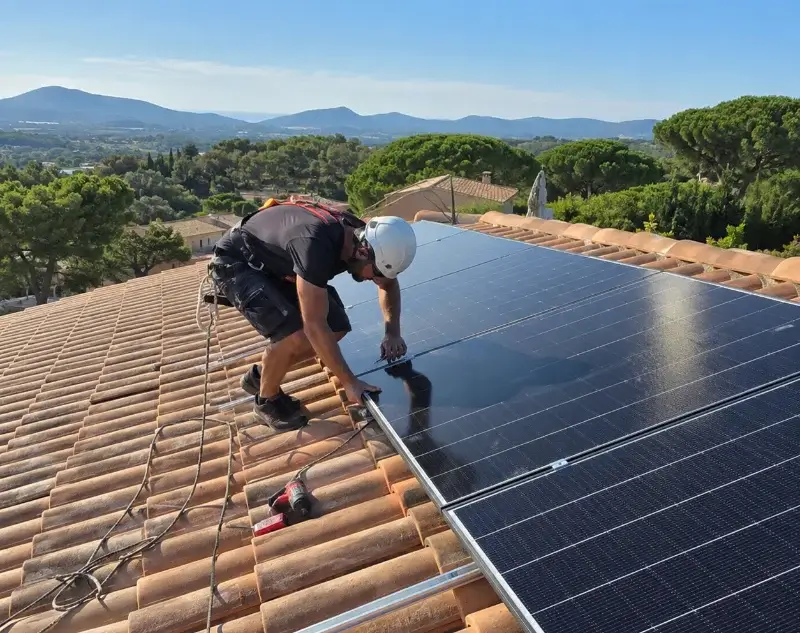 Installateur panneaux solaires Marcilloles — pose photovoltaïque sur toiture